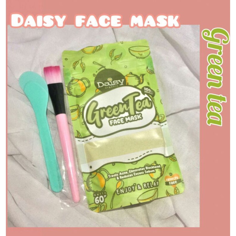 BPOM DAISY ORGANIC GREENTEA 60GR