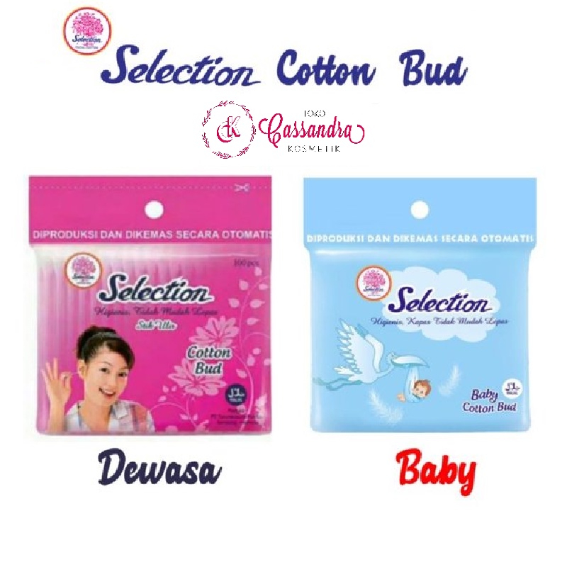 SELECTION COTTON BUD REFFIL ISI 100pcs
