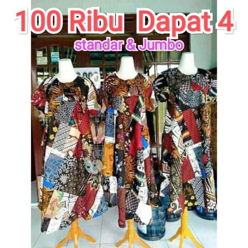 Daster Kain perca sambung jumbo