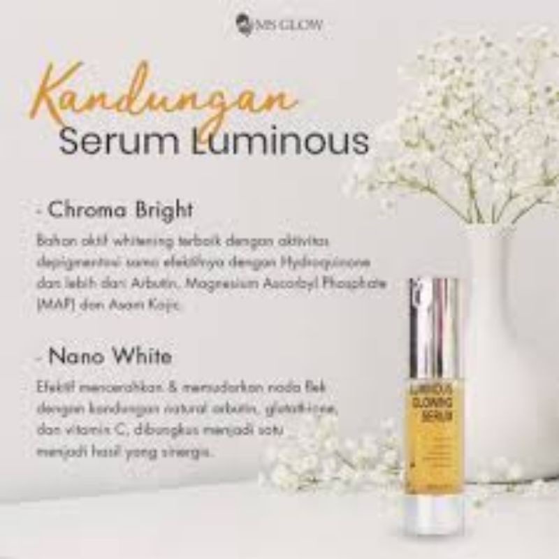 MS GLOW LUMINOUS SERUM