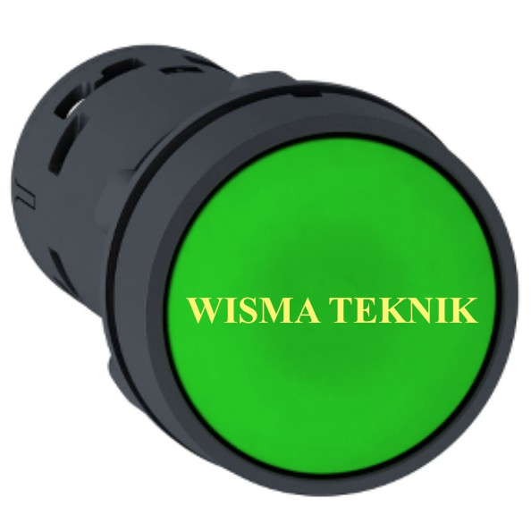 Push Button Green 1NO Schneider XB7NA31
