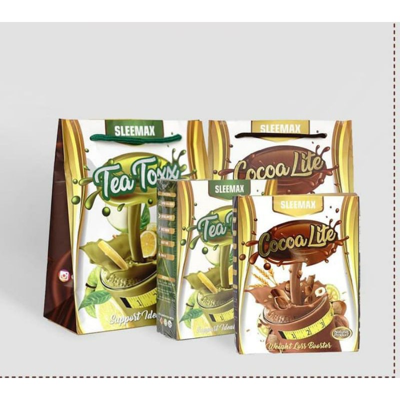 Paket Sleemax Cocoa Teatox