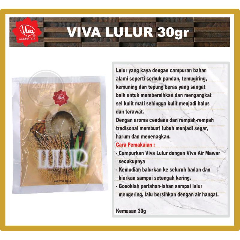 Viva Lulur 30g (BPOM)