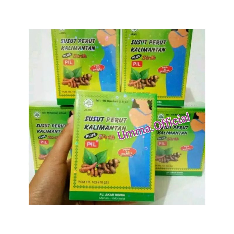 susut perut Kalimantan box
