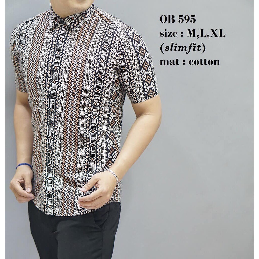 Kemeja Batik Pendek 08