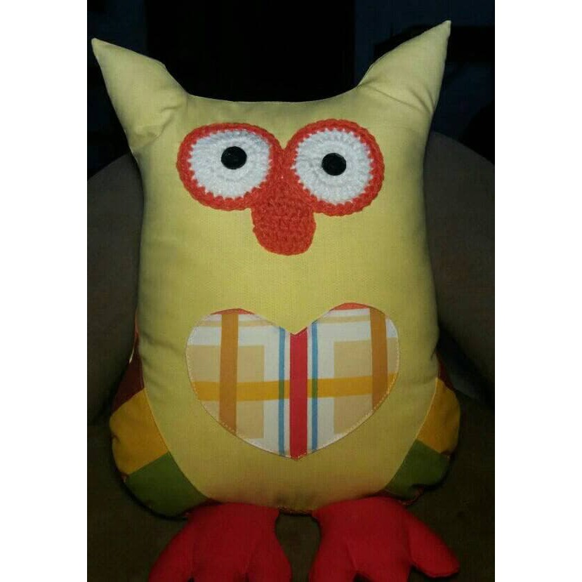 Bantal Boneka owl kuning