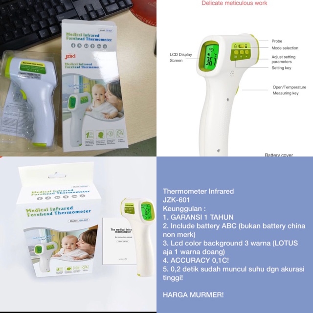 Termometer infrared termometer digital thermometer Gun