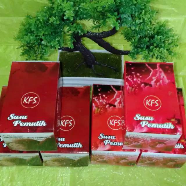 Susu pemutih rasa stroberi