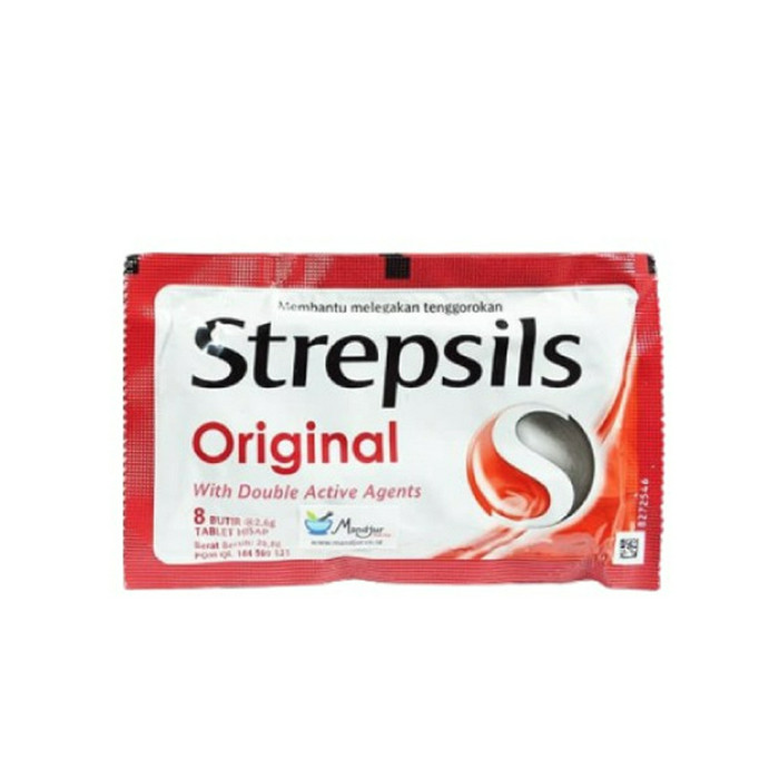 STREPSIL ORIGINAL POUCH 8 TABLET HISAP