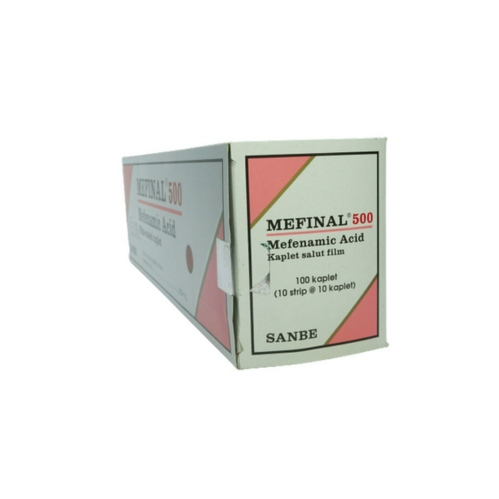 MEFINAL 500 500 MG 1 STRIP @ 10 KAPLET SALUT SELAPUT