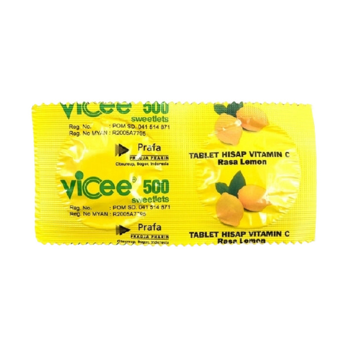VICEE LEMON 1 STRIP 2 TABLET