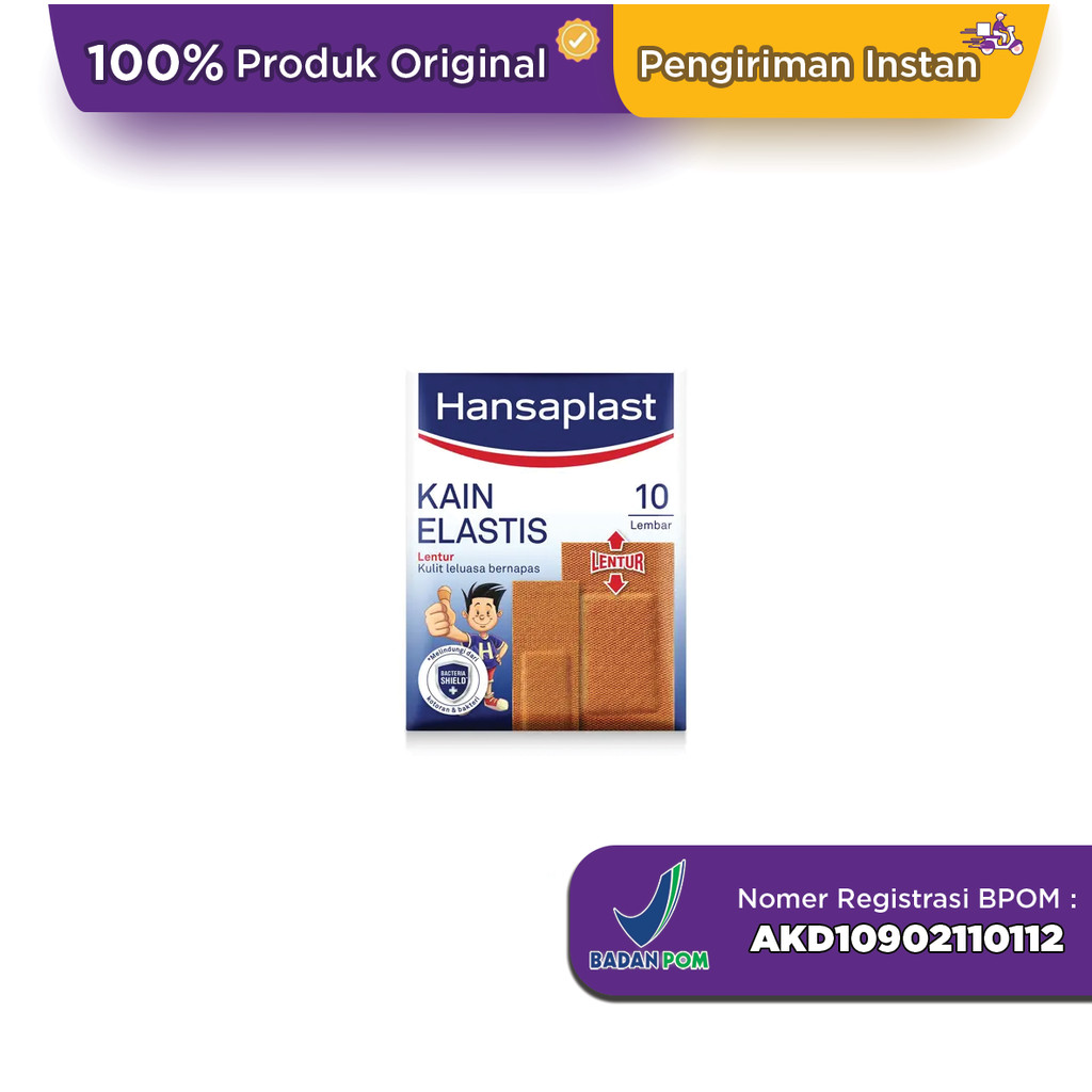 Hansaplast Kain Elastis Mix 10 Lembar