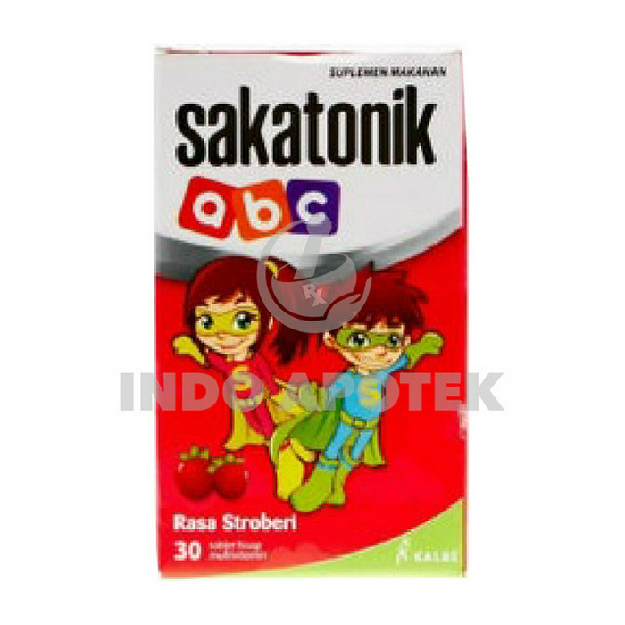 SAKATONIK ABC STRAWBERY 30 TABLET