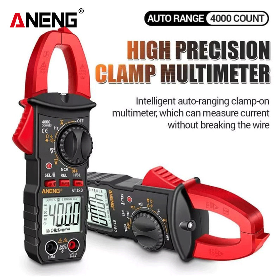 ANENG Digital Clamp Meter Voltage Tester NCV 4000 Digit - ST180