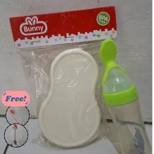 Bundling Set mangkok bubur & sendok botol