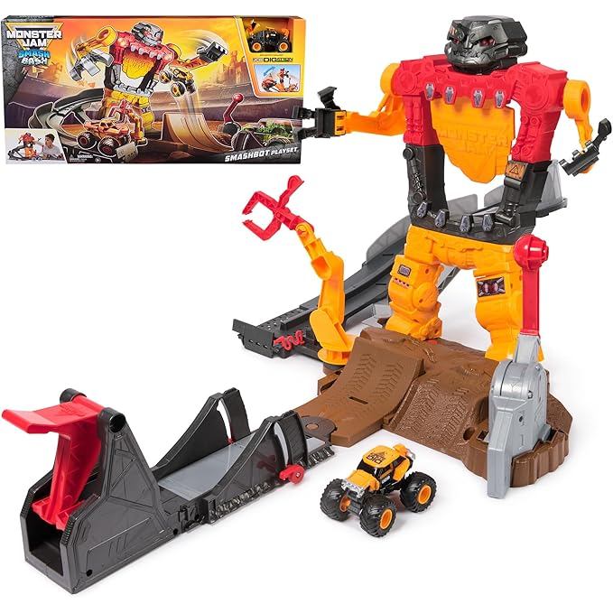 Monster Jam Smash & Bash SmashBot Playset