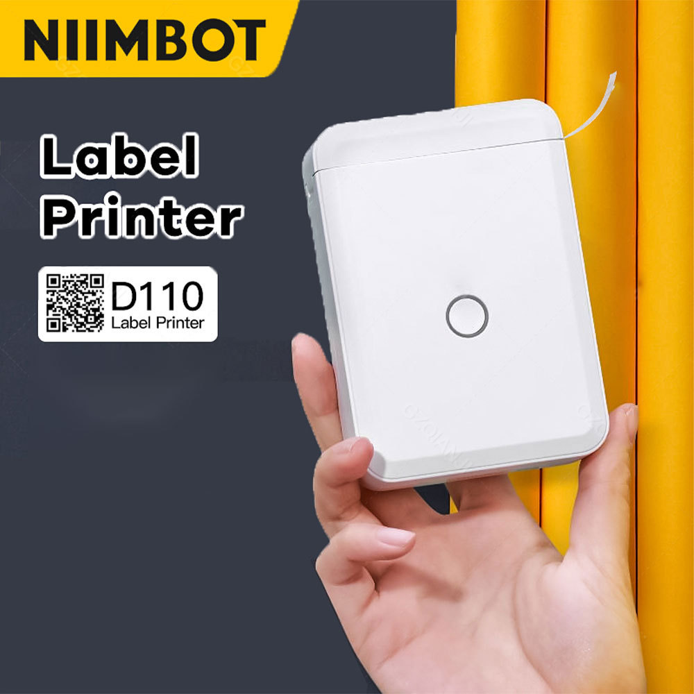 Printer Label Niimbot Smart Mini Printer Thermal Label Maker Machine Wireless - D110