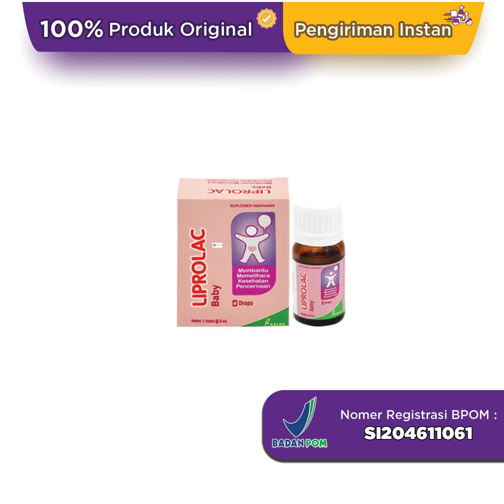 Liprolac Baby Drop 8 ml - Halodoc
