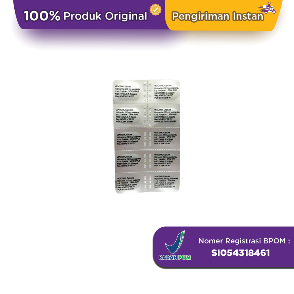 Venosmil 200 mg 10 Kapsul