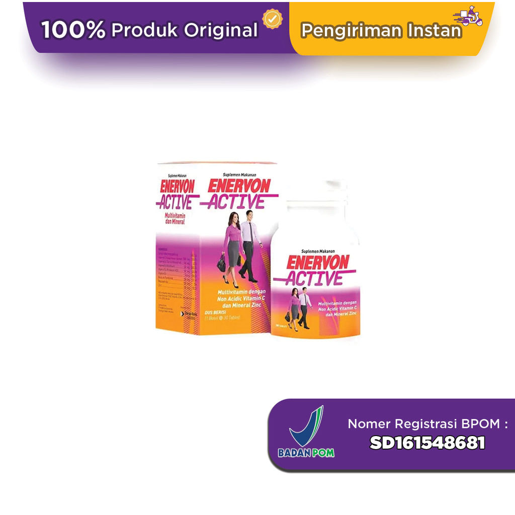 Enervon Active 30 Tablet - Halodoc