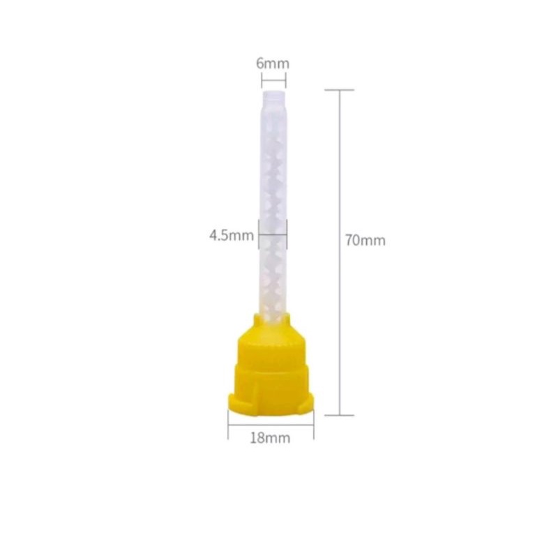 mixing tip light body dental