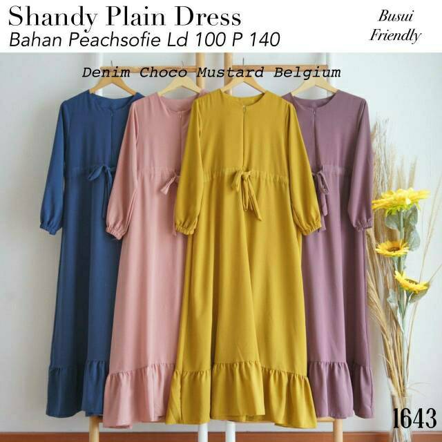 SHANDY PLAIN DRESS DPG935
