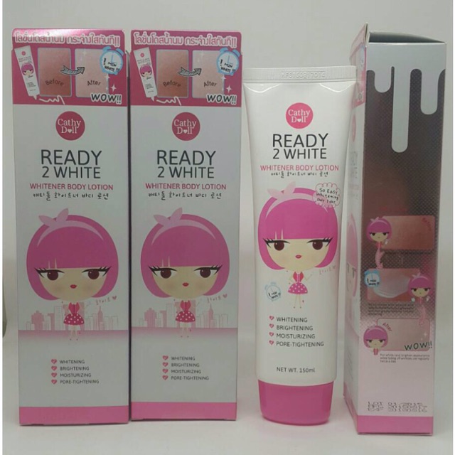 Ready 2 white body lotion