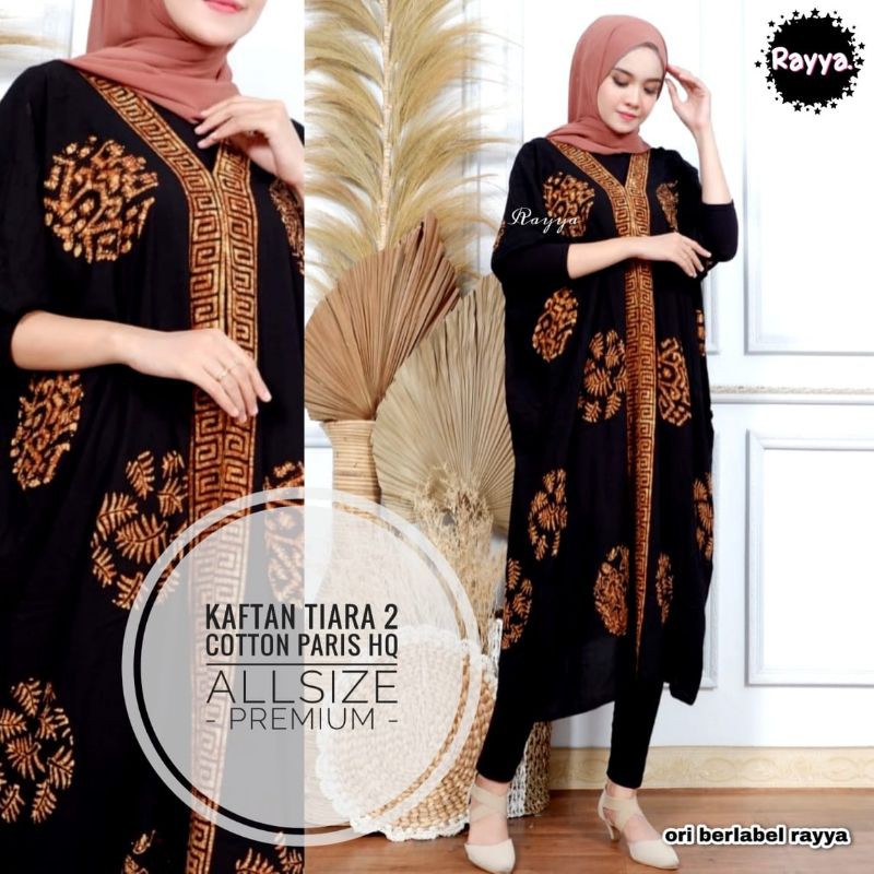 Kaftan Tiara bahan Katun
