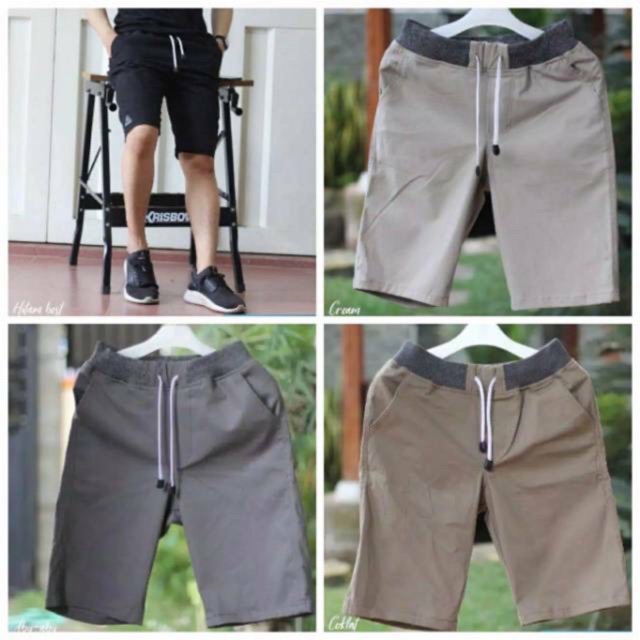 CELANA PENDEK POLOS RIP JOVA TWILL