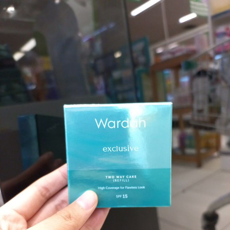 wardah exlusive two way cake (refill)