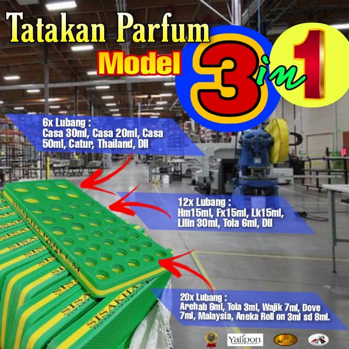 TATAKAN PARFUM MULTI BOTOL