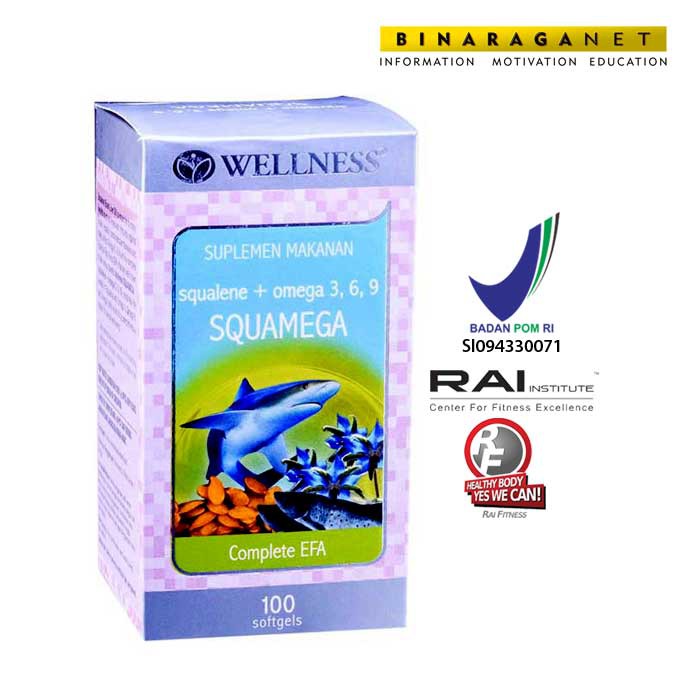 Wellness Squamega 100 Softgels