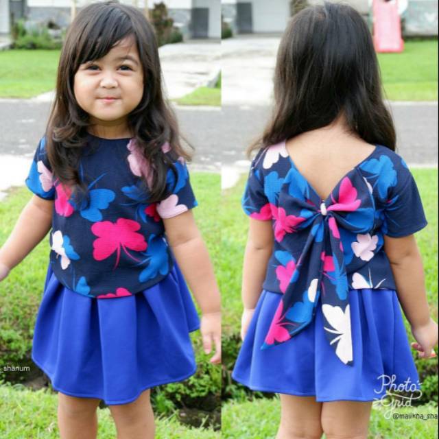 Bubble Skirt/rok anak allsize 2-4th