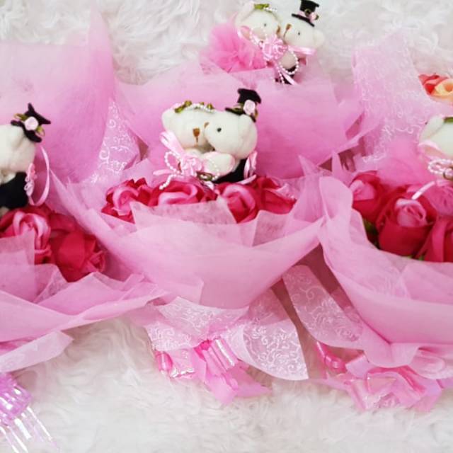 Buket bunga teddy bear