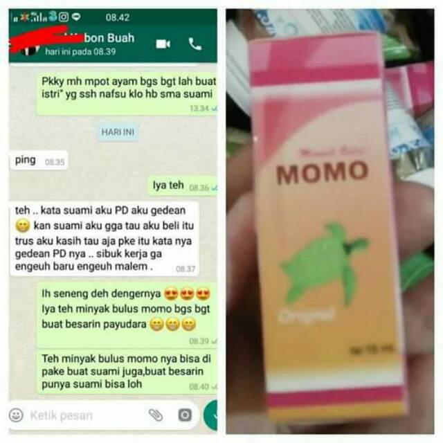 Minyak bulus momo