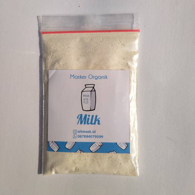 masker organik milk