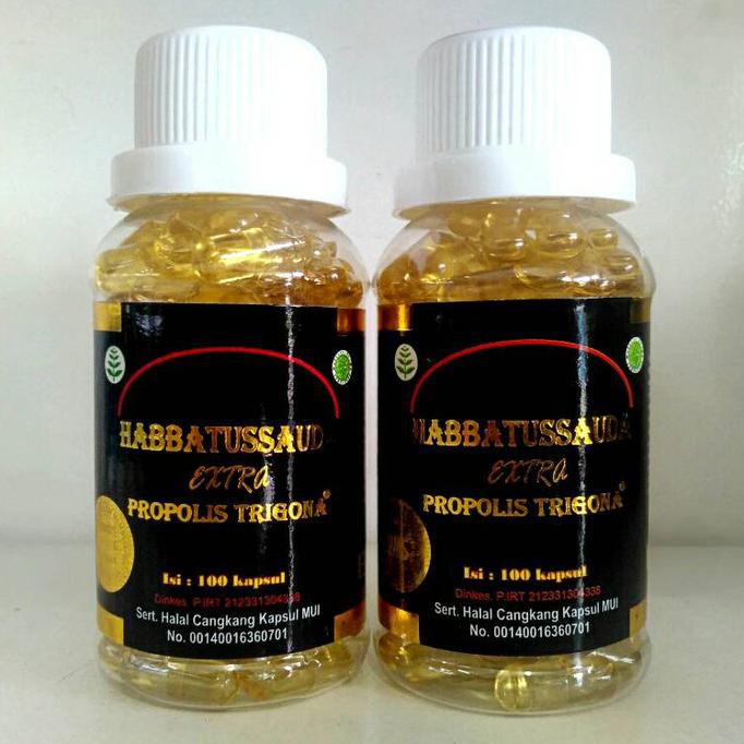 Habbatussauda Extra Propolis Trigona 100 Kapsul
