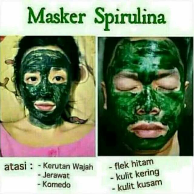 Maskee spirulina