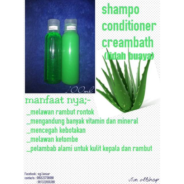 Shampo,conditioner,creambat organik