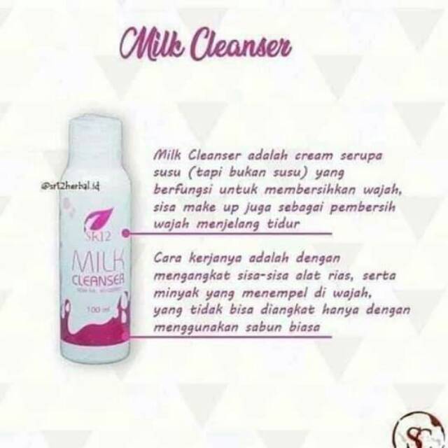 Milk cleanser sr12