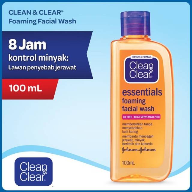 CLEAN & CLEAR FOAMING FACE WASH 100ml