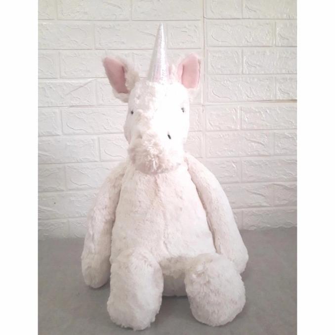 Boneka Jellycat Bashful Unicorn Besar