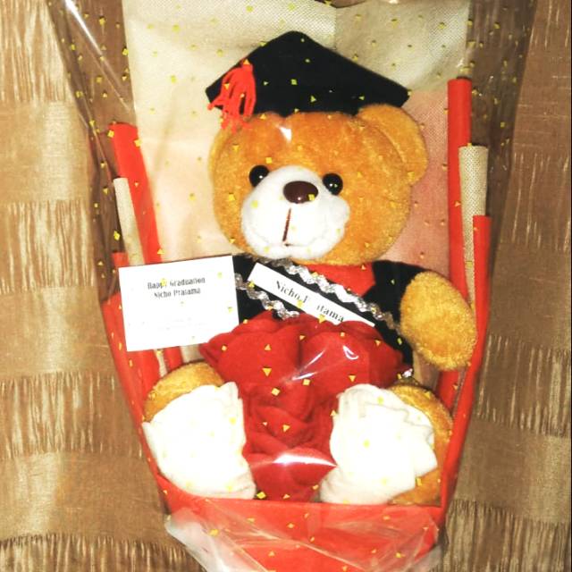 Buket boneka custom