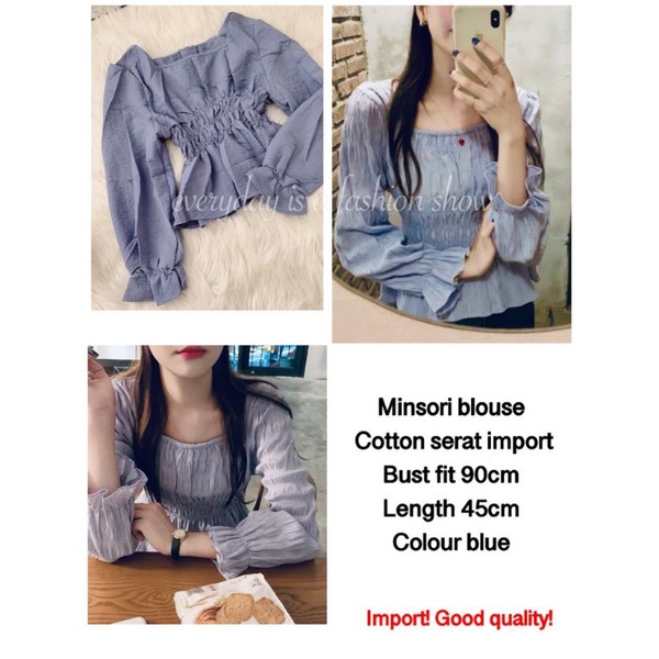 NZ minsori blouse import