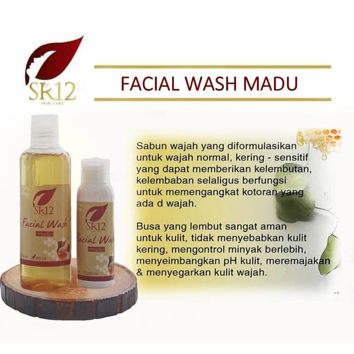 facial wash madu