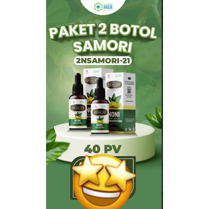 Samori Cuka Mengkudu Paket 2 Botol