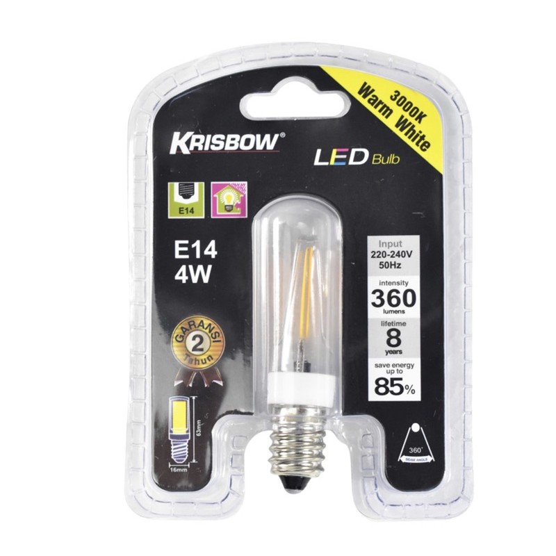 Krisbow Bohlam Led Cob 4w E14 - Warm White