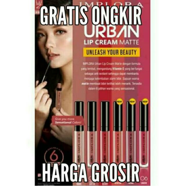 (GRATIS ONGKIR) Lipcream Implora original no 2