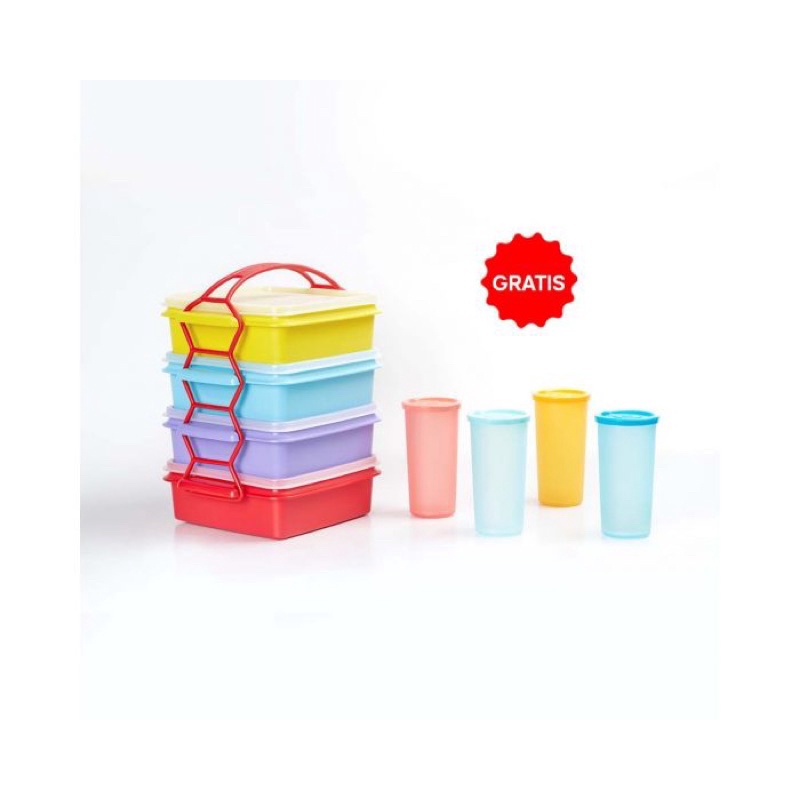 Tupperware CARRY ALL SET WITH GIFT