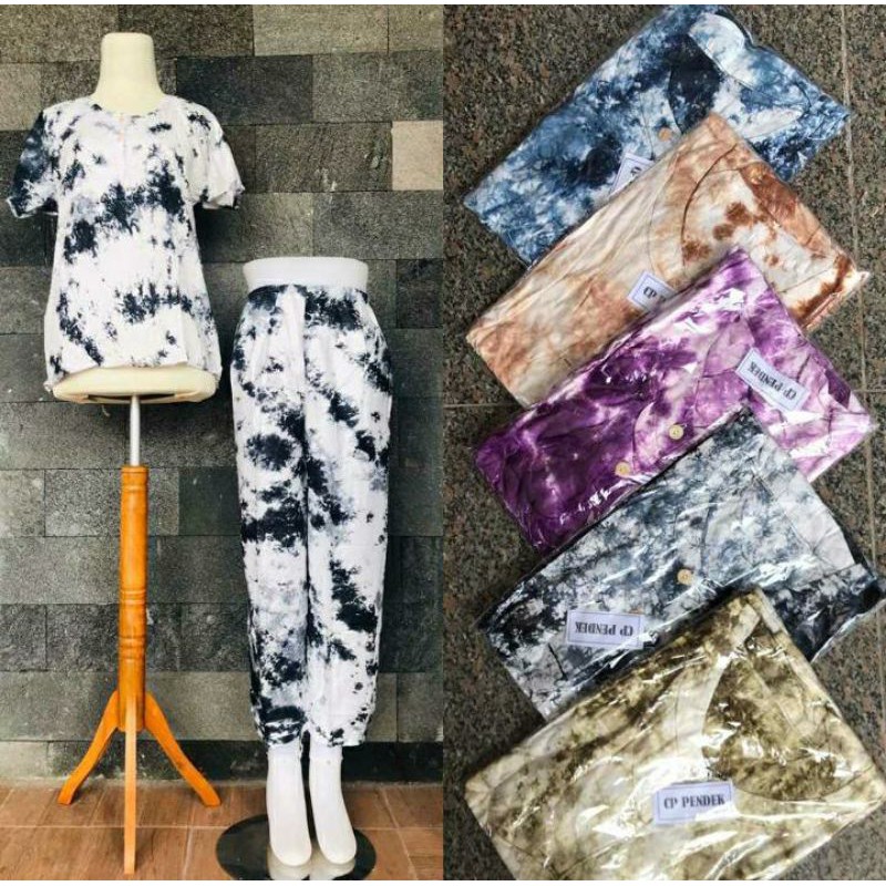 Setelan Tye dye / oneset tyedye